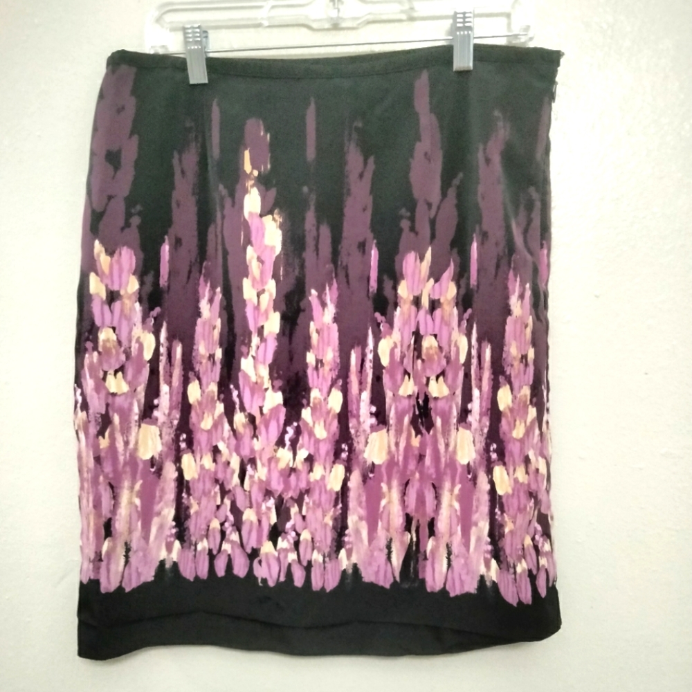 Purple Pencil Skirt Size 10